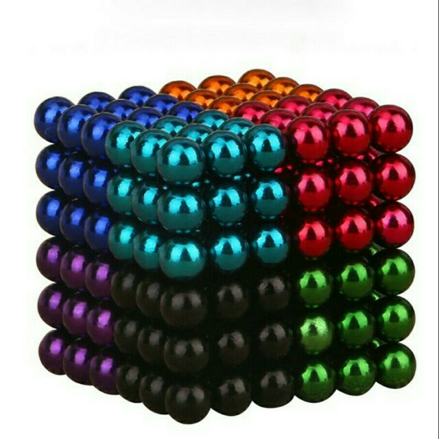 multi coloured magnetic balls