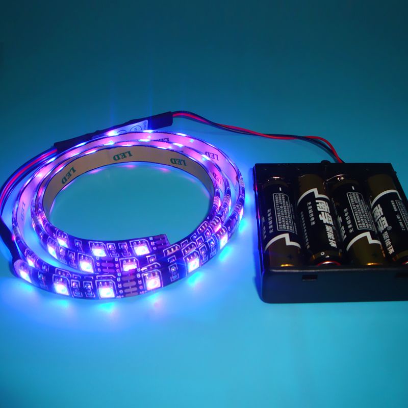 Battery Box led Light Strip 5V Epoxy 5050 Stall Clothing Counter Model