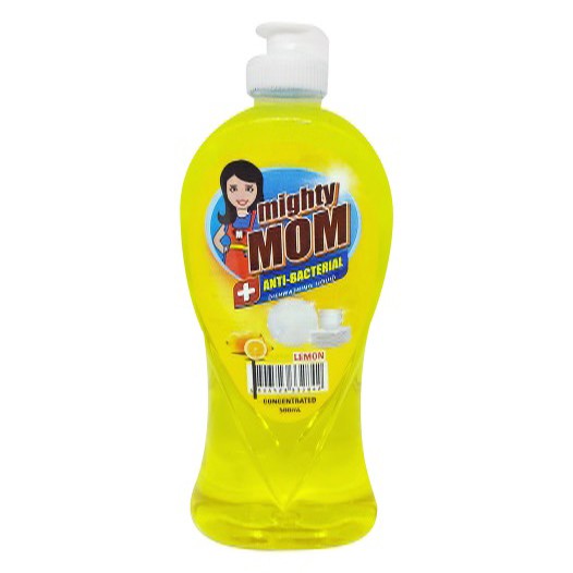 Mighty Mom Dishwashing Liquid Antibacterial lemon 500ml (Buy1Get1
