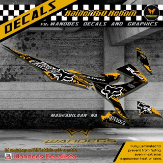 Raider 150 Motorcycle Decals 1 Piece Shopee Philippines