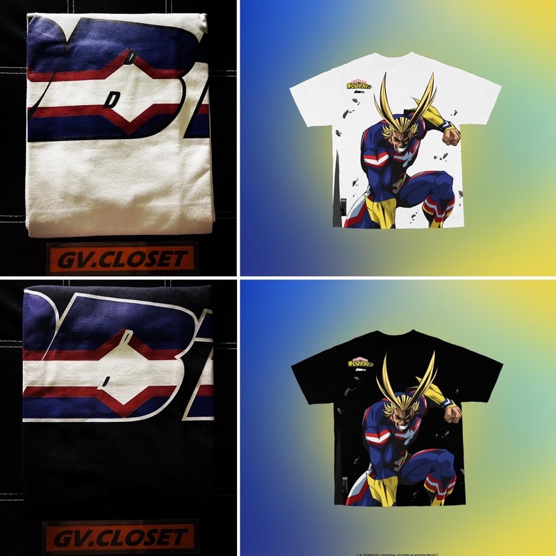 DBTK x MHA “ All Might Slant tee “(oversized fit) w/ Free Sticker