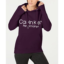 calvin klein performance logo hoodie