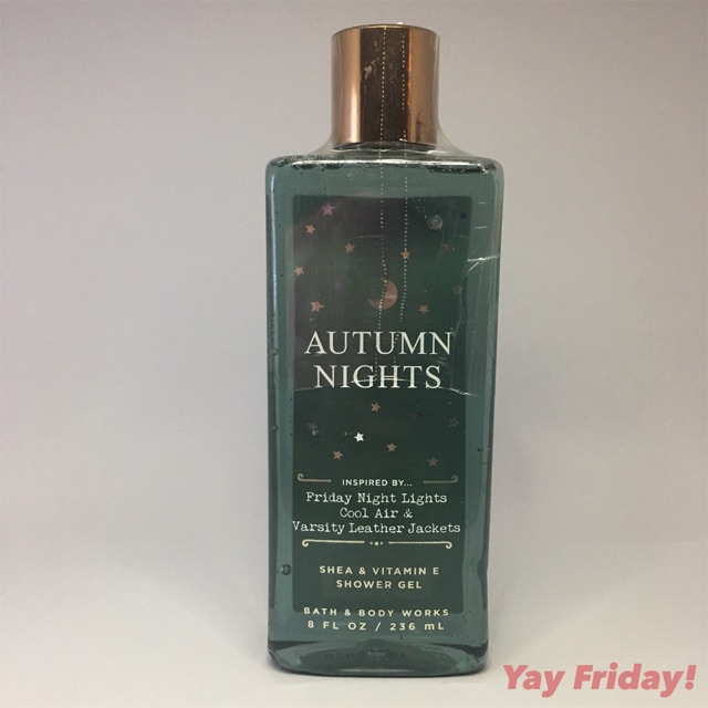 autumn shower gel