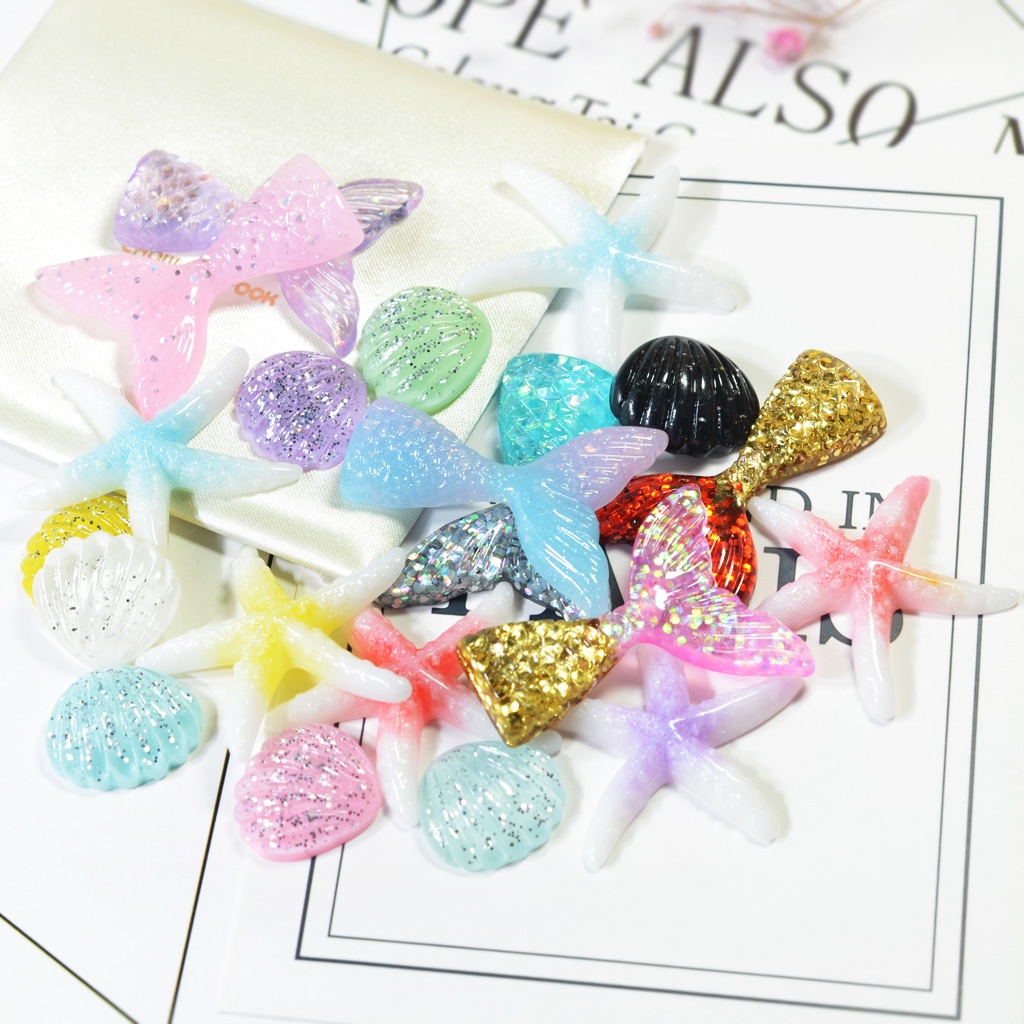 20PC Mixed Resin Cabochons Cute Decoden Craft Charms Flatbacks ...