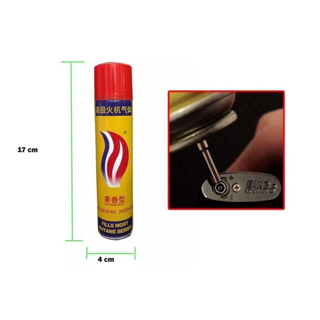 BUTANE GAS REFILL 170ML (FOR LIGHTERS AND TORCH) Shopee Philippines