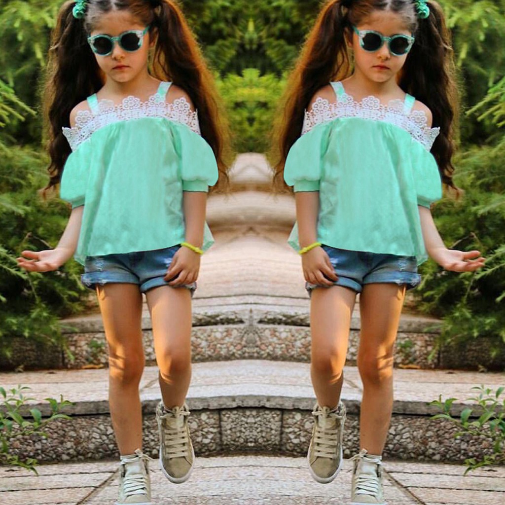 tops on jeans shorts