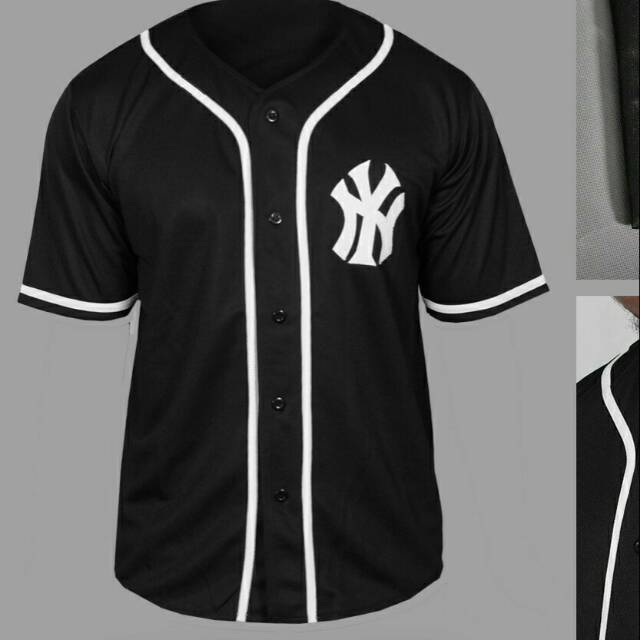 black new york yankees baseball jersey