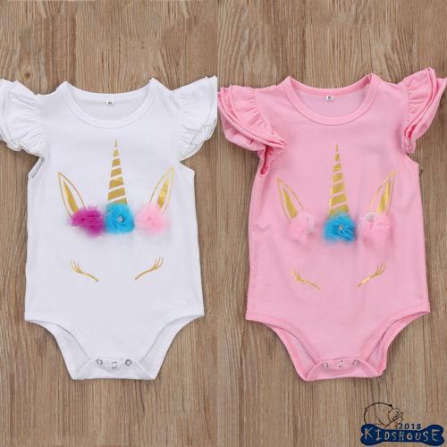 unicorn romper baby