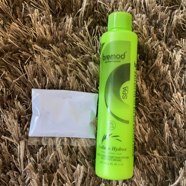 Bremod oxidizing cream & hair bleaching powder SET Shopee Philippines