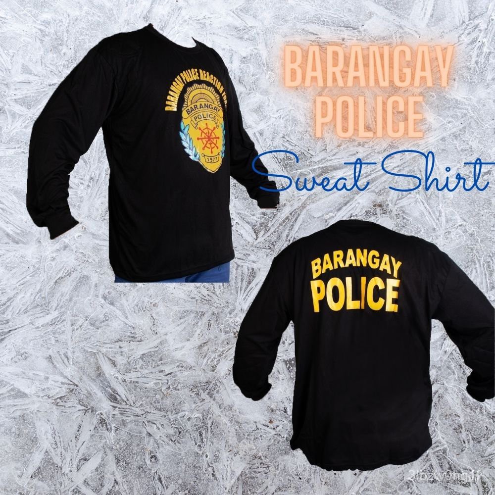 LP| Barangay Police Sweatshirt Men and Women Shoulder and Elbow Padded ...