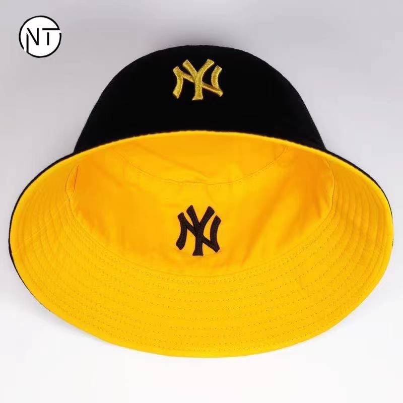 Nihgt Cap Fashion NY Bucket Hat reversible double Side Hat Cotton Hat
