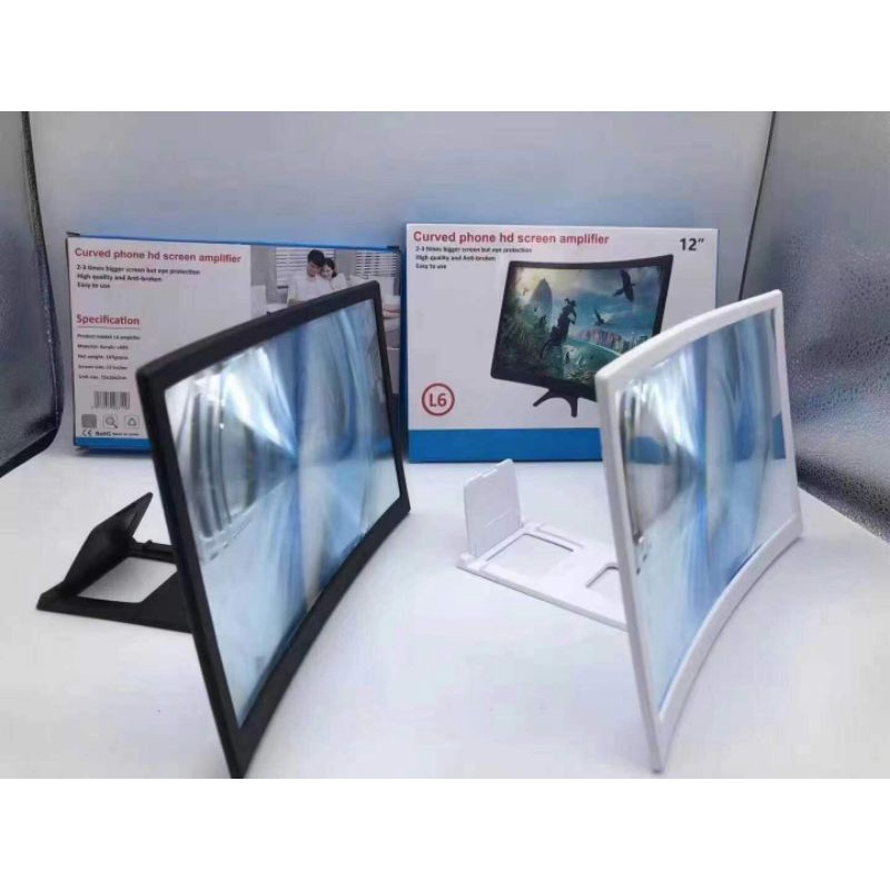 3D Mobile magnifier enlarger glass/screen magnifier 3D high definition
