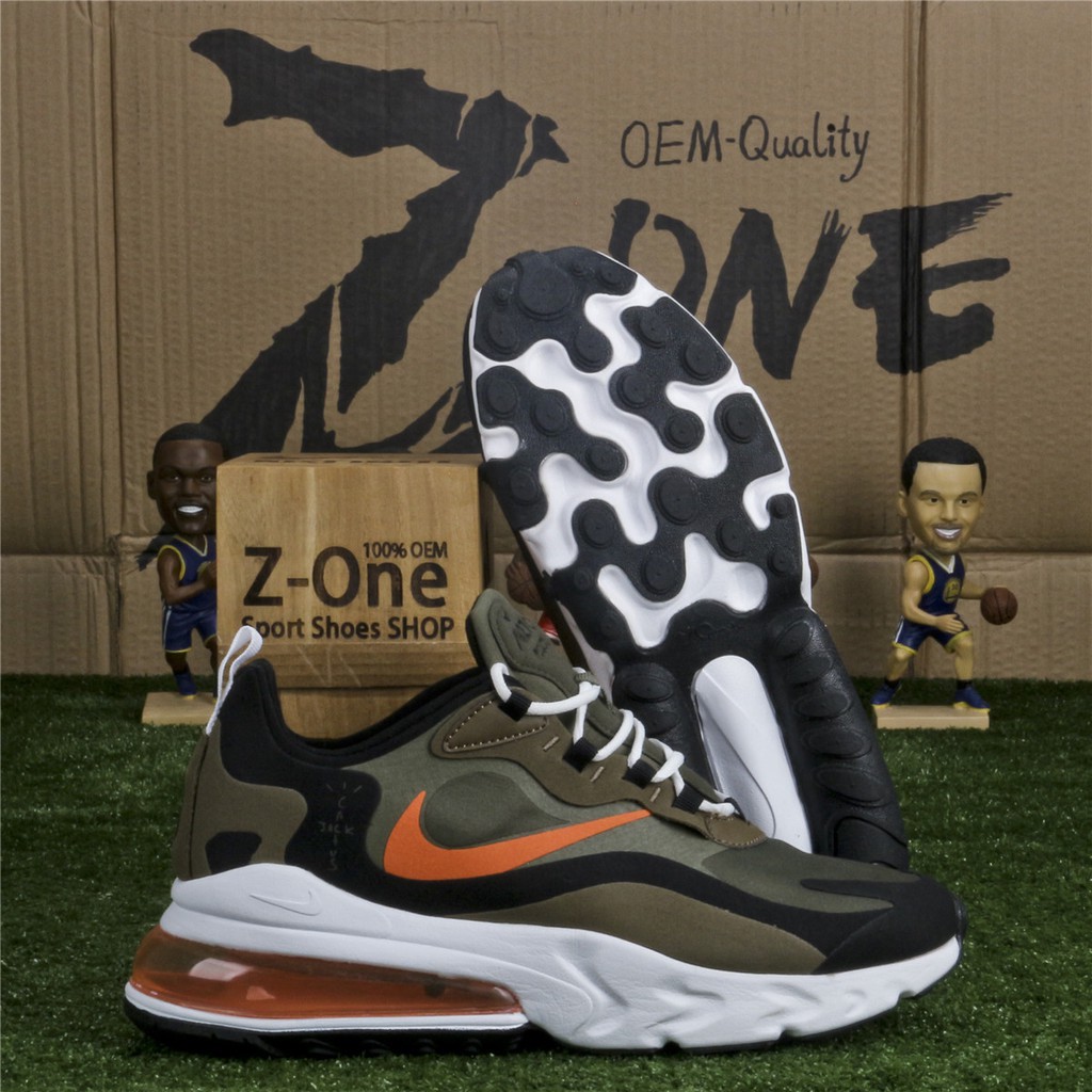 nike react army green