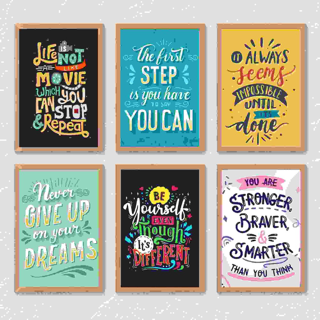 Framed Wall Decor Quotes | Shopee Philippines