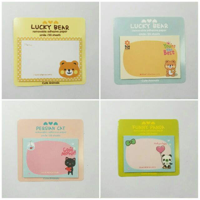 Sticky Notes - Cute Animals | Shopee Philippines