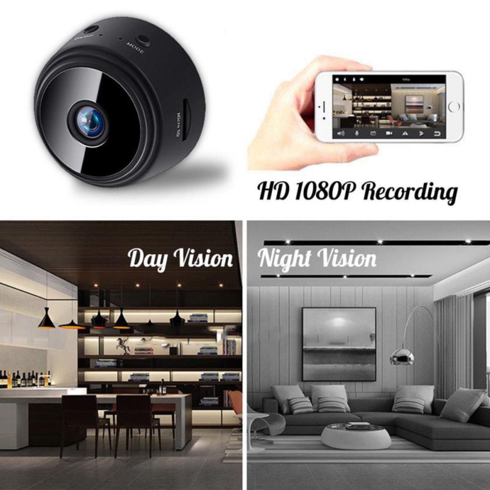 A9 Night Vision HD Mini Wifi Camera Hd Night Vision Wireless Surveillance work with FTYCAM App TPAG #5