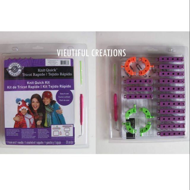 Loops & Threads Knit Quick Round Loom Set Shopee Philippines