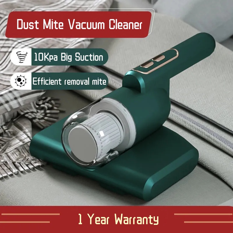 Handheld Dust Mite Vacuum Cleaner 10Kpa Big Suction UVC Sterilization