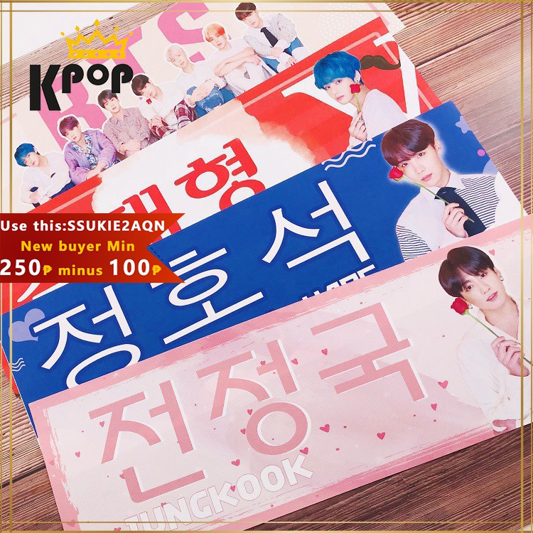Kpop Bts Banners Concert Support Banners Shopee Philippines