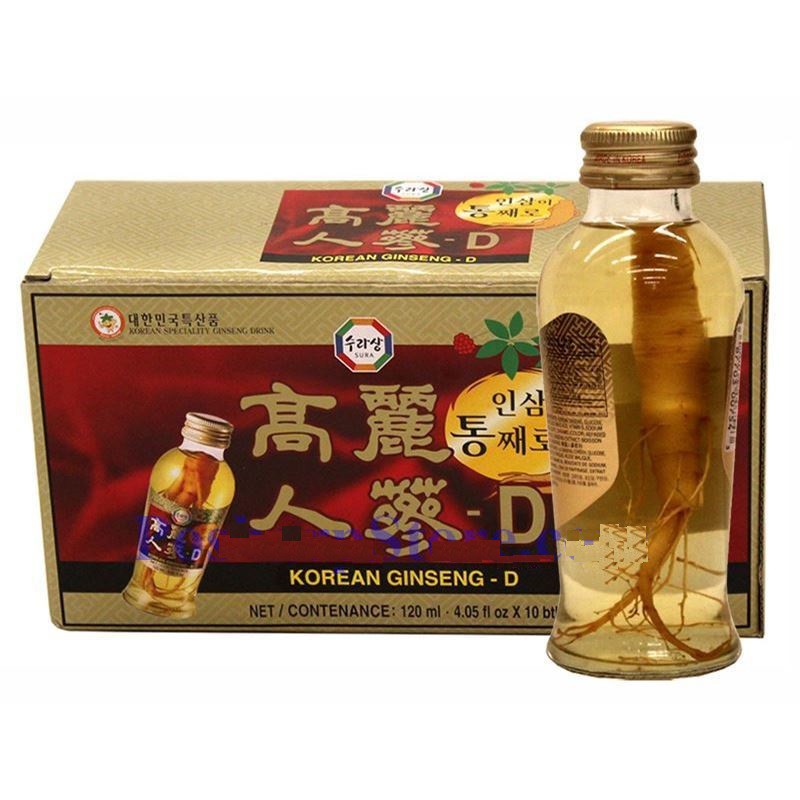 Wang Surasang Korean Ginseng Drink Gift Box 120mlX10 Bottles | Shopee ...