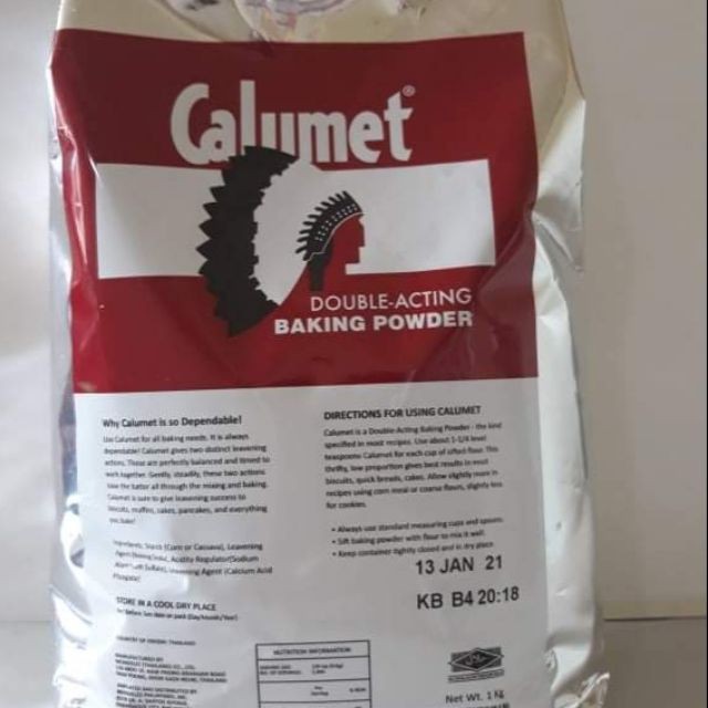 Calumet Double Acting Baking Powder (1 kg.) Shopee Philippines
