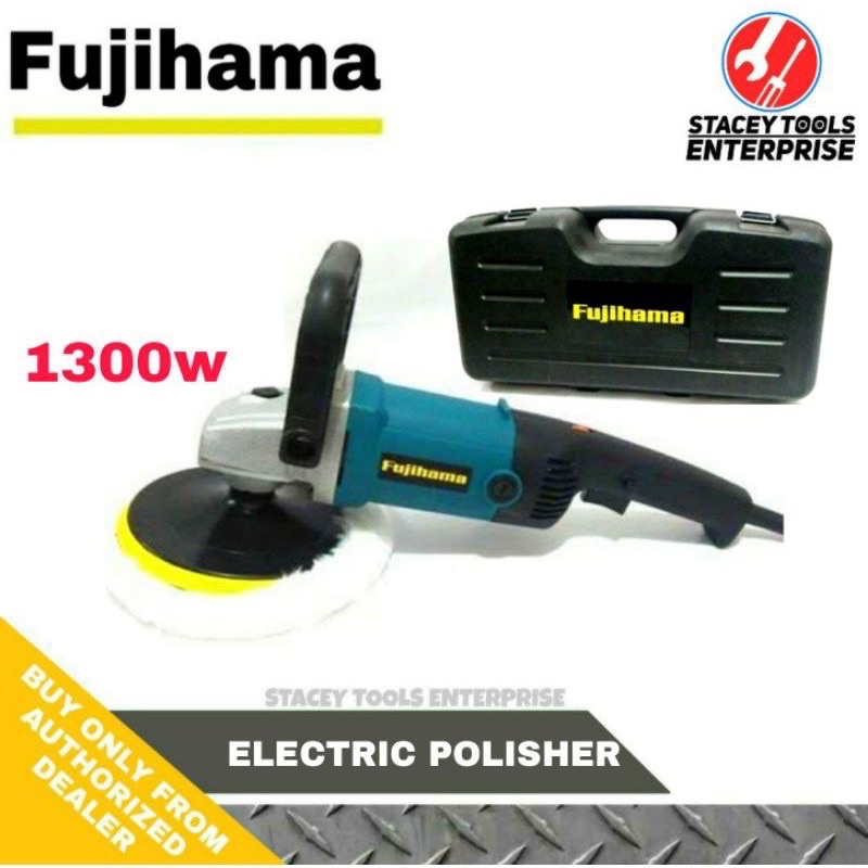 Fujihama Polisher buffing machine 7 with pad and speed adjustment heavy