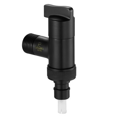 ツべsubmarine Black Washing Machine Faucet Automatic Water Stop Nozzle Snap On Household Drum Automati Shopee Philippines