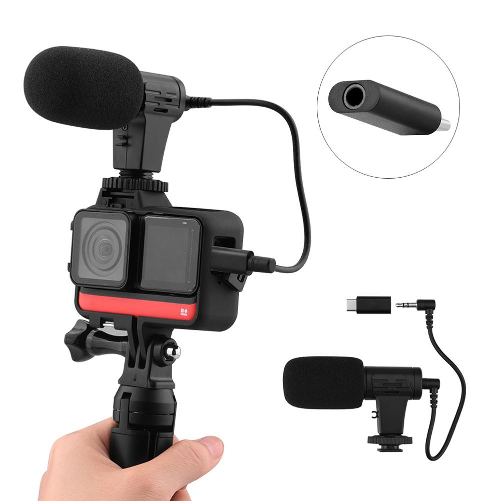 schelp toernooi Snel 3.5mm Recording Video Microphone Mic Adapter for Insta360 One R Action  Camera kUpV | Shopee Philippines