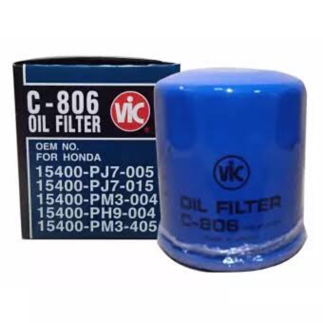 Original Vic Oil Filter C806 Honda Civic/ City/ Brio/ Mobilio/ Jazz