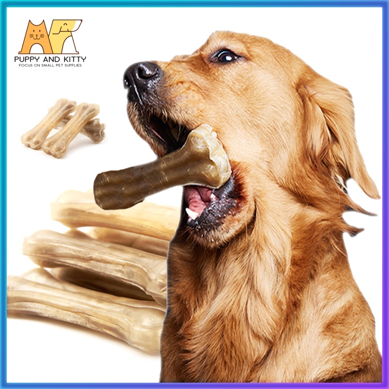 Dog Bones Chew cowhide bones Griding Molar Teething Bone Chewing ...