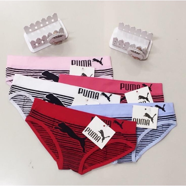 12pc Set PUMA Underwear Panty For Girls 