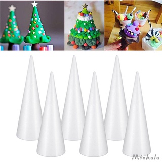 [12] Handmade Craft Cone Shape Styrofoam Material Modelling Art Craft Creative Works for Kids