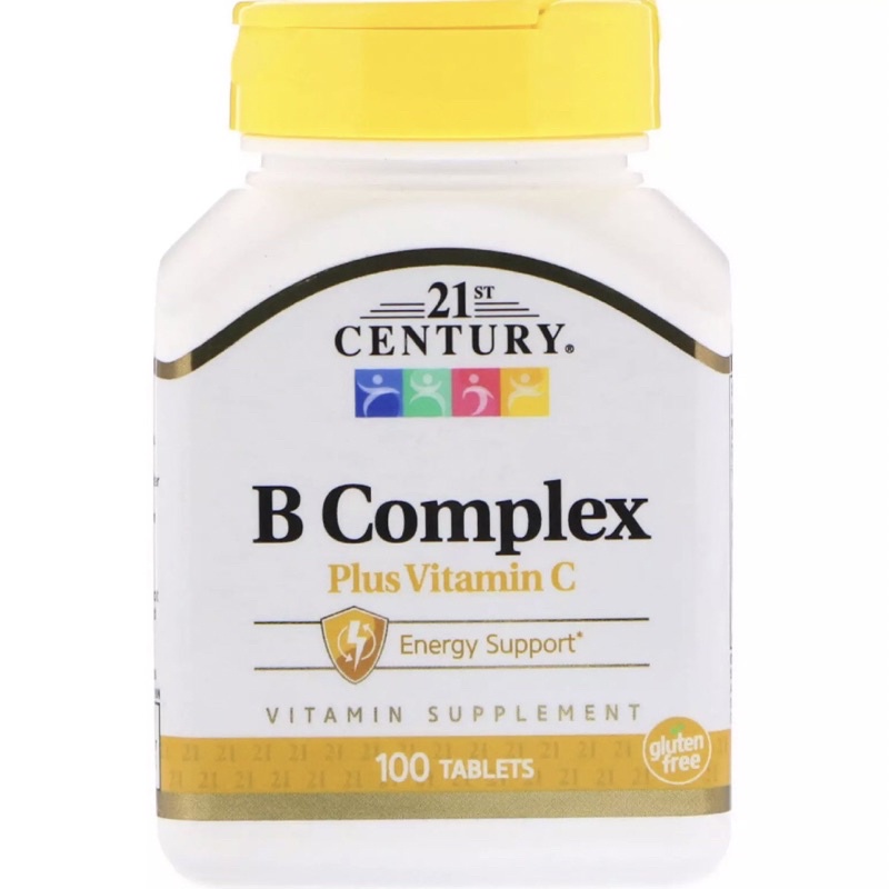 21st Century, B Complex Plus Vitamin C, 100 Tablets | Shopee Philippines