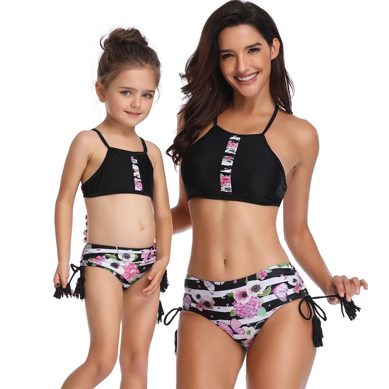 mom and daughter swimming suits