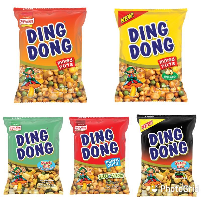 DINGDONG MIXED NUTS 100 GMS Shopee Philippines