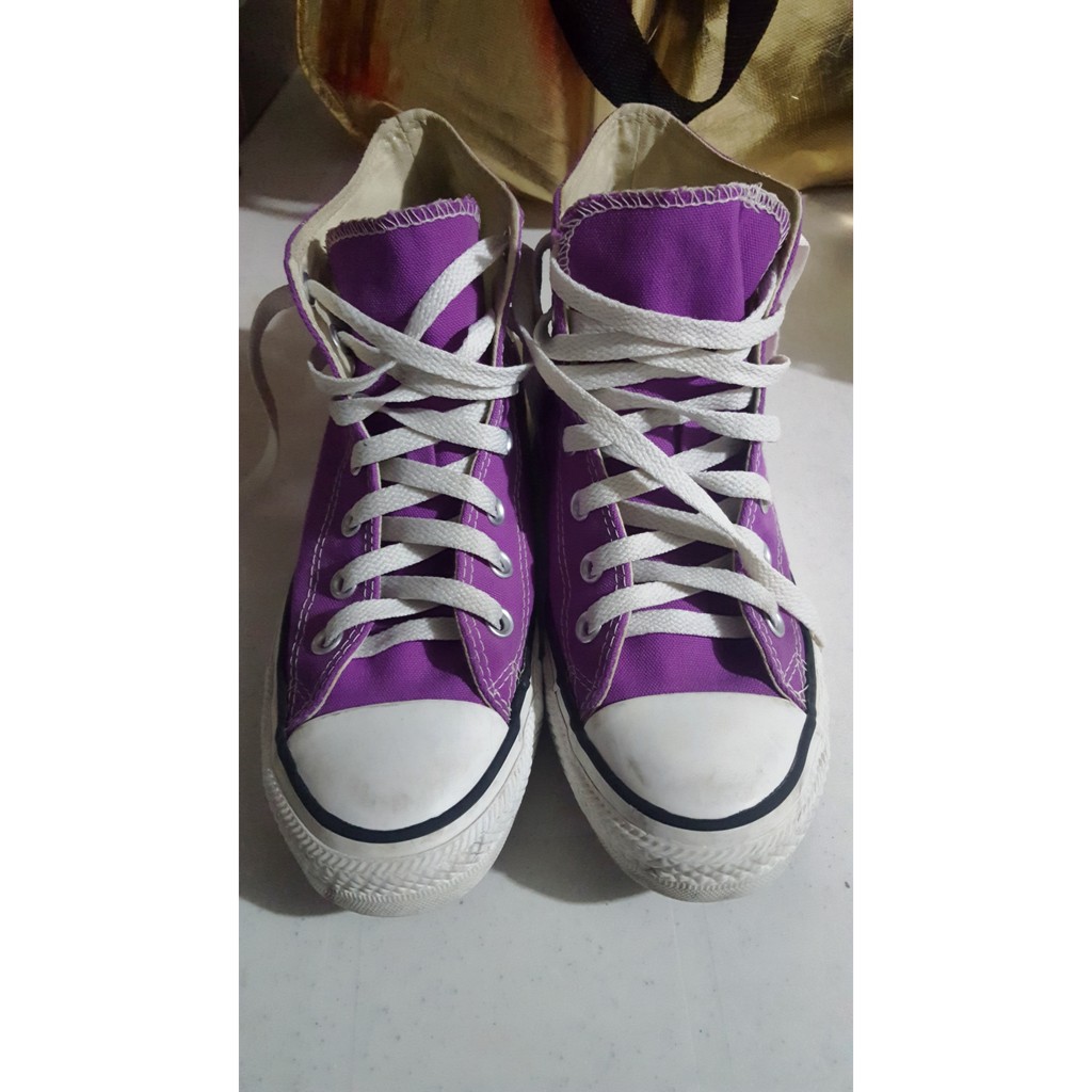converse high cut purple