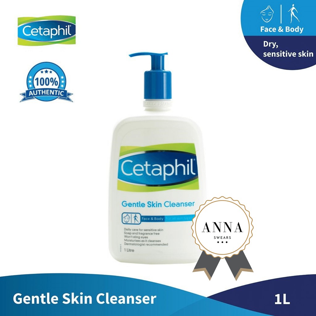 Cetaphil Gentle Skin Cleanser 591ml | 1Liter Litre | Shopee Philippines