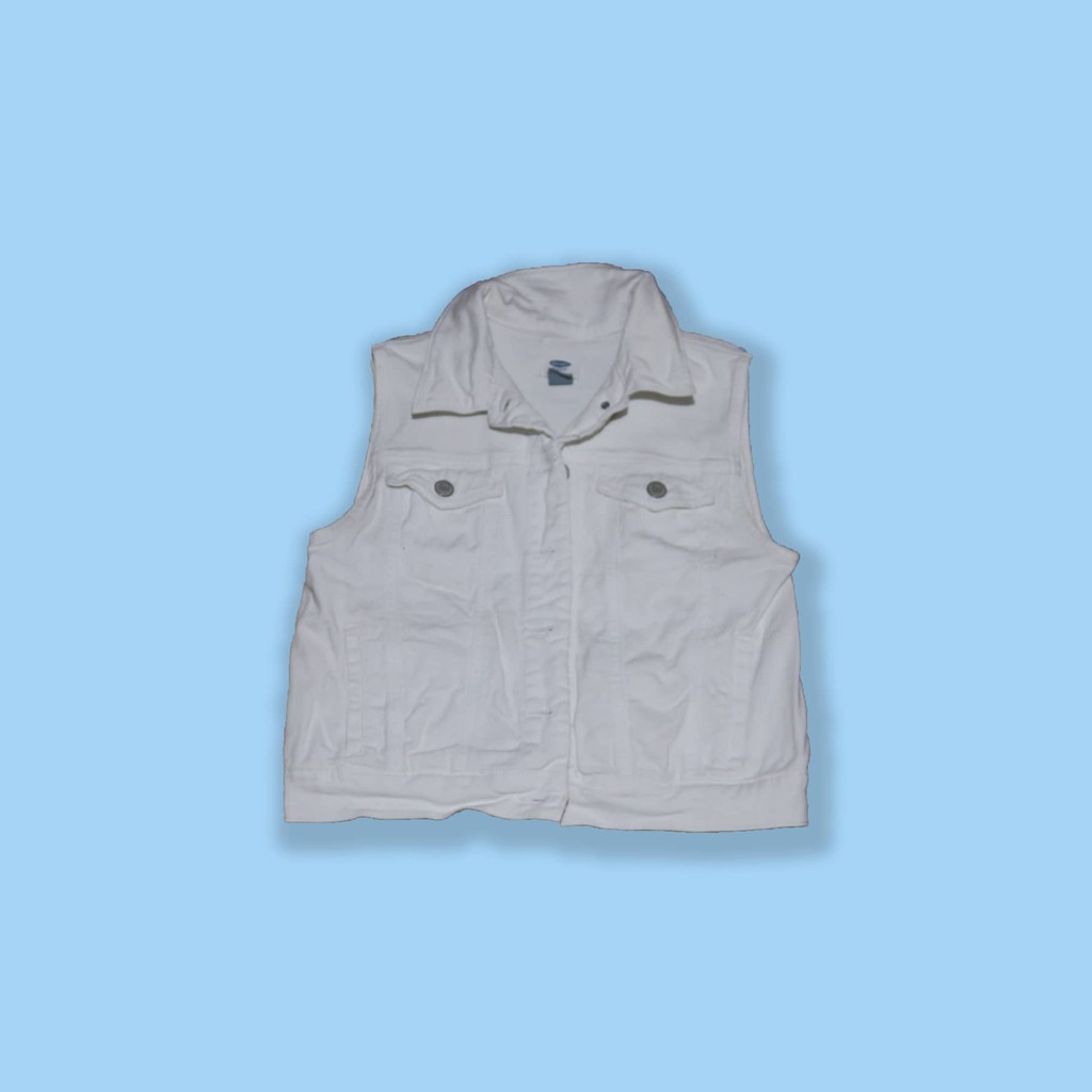 old navy denim button down