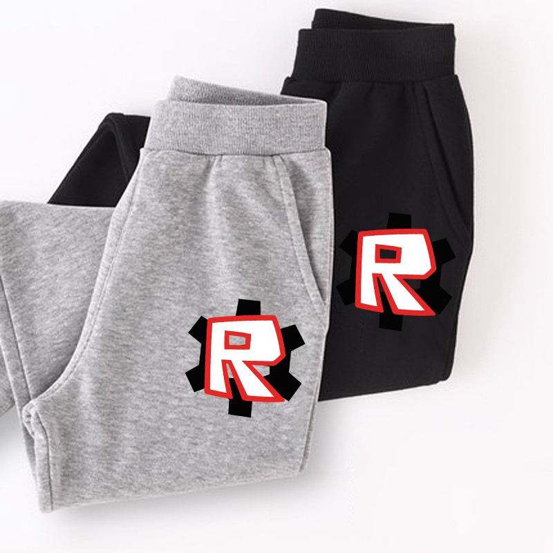 Roblox Print Trousers Kid Boy Cotton Pant Girl 3d Sweatpants - kid boy roblox