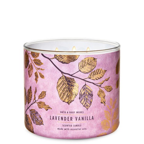 bath and body works lavender candle