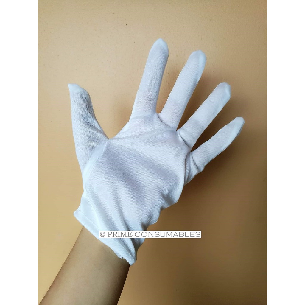 cotton inspection gloves