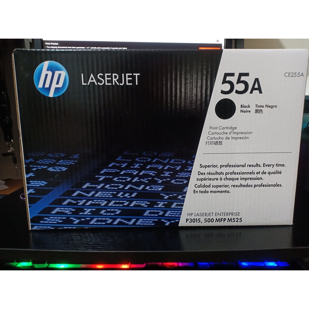 HP 55A Black Original LaserJet Toner Cartridge (CE255A) | Shopee ...