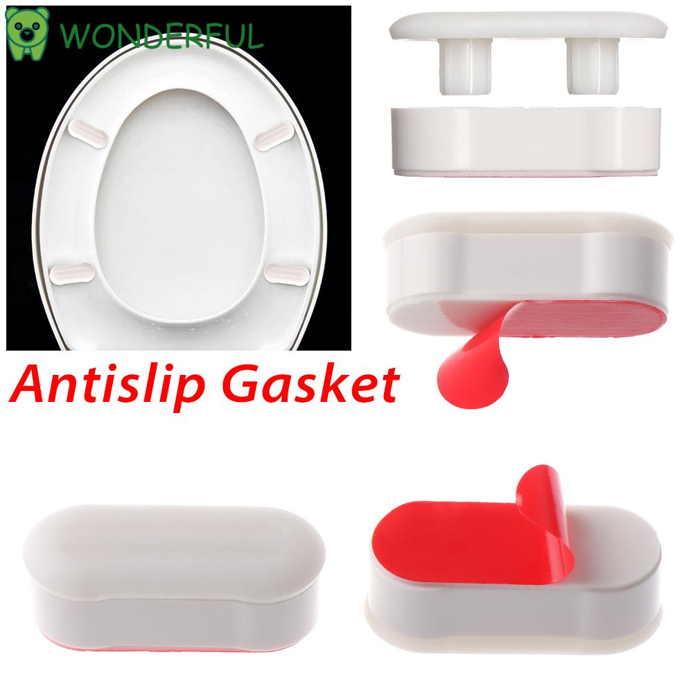 WONDERFUL 4Pcs/lot New Toilet Seat Sticker Selfadhesive Cushioning