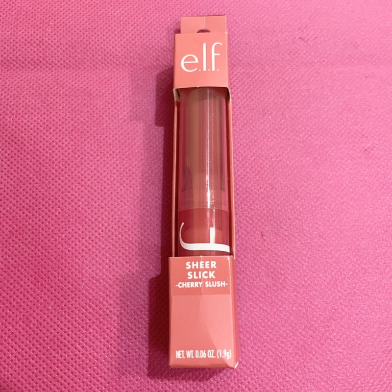 AUTHENTIC Elf cosmetics sheer slick lipstick shade cherry slush Shopee Philippines