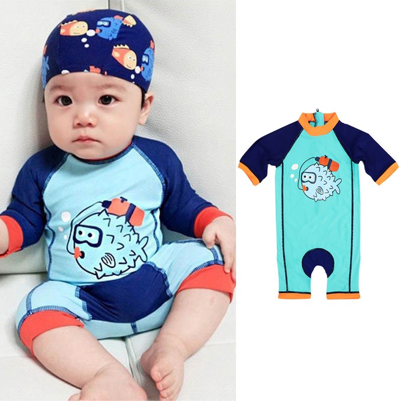 BABY BOY KIDS SWIMSUIT TODDLERS SWIM 