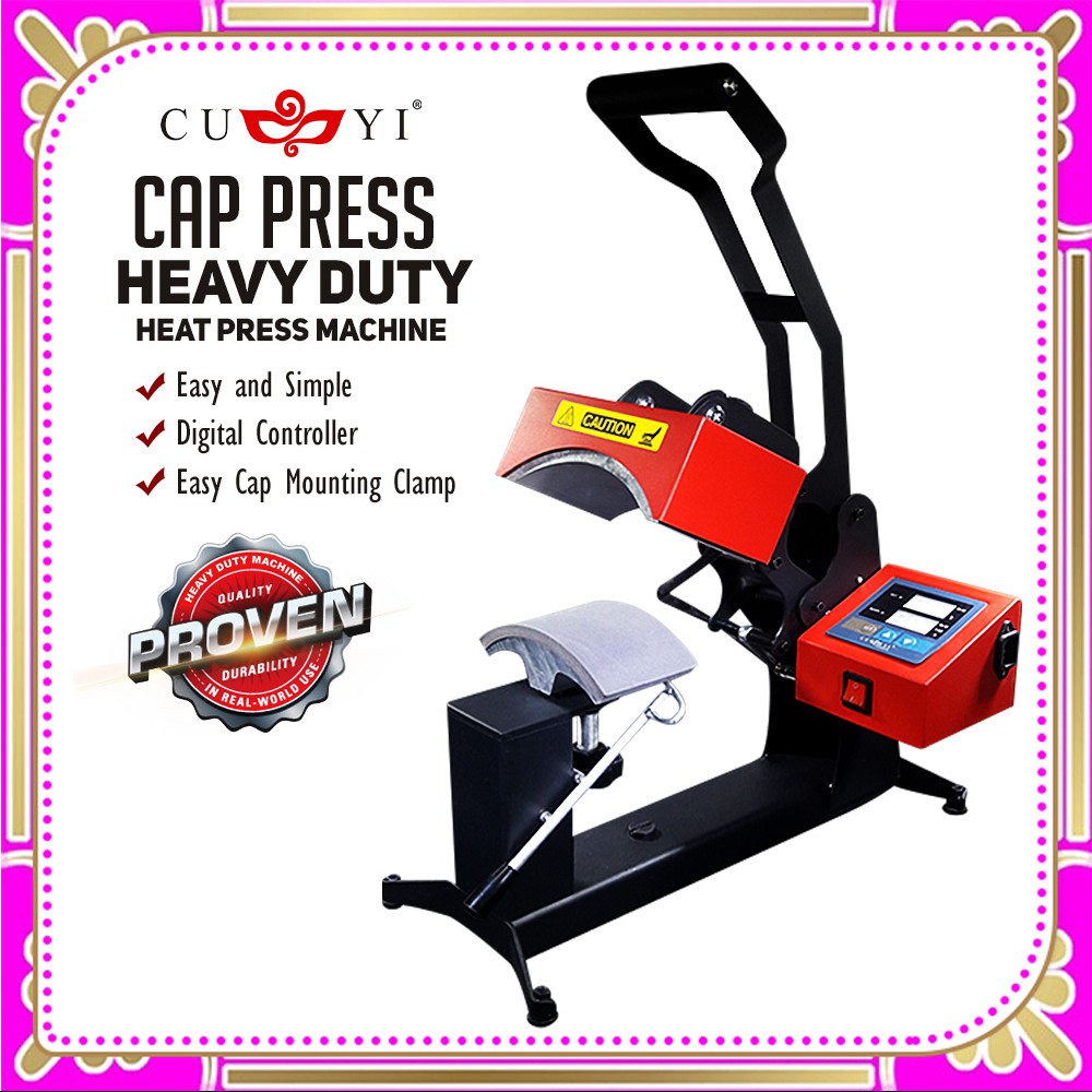 CUYI Heat Press Machine Heavy Duty ( CAP // LOGO // PEN // PLATE