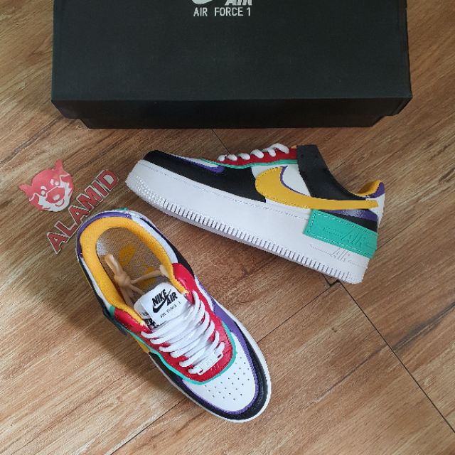 red black yellow air force 1