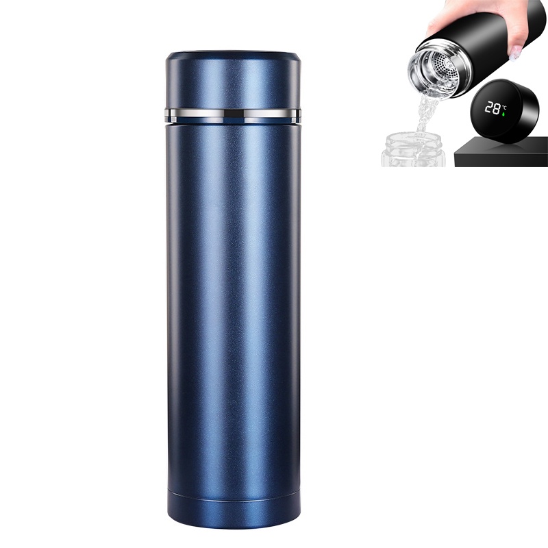 480ml Intelligent Stainless Steel Thermos Bottle Cup Temperature