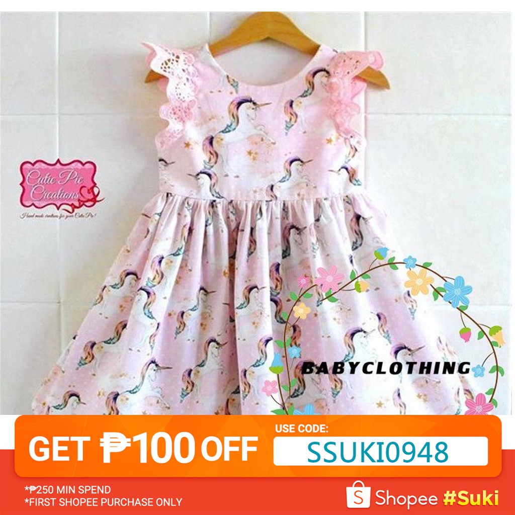 unicorn dress shopee