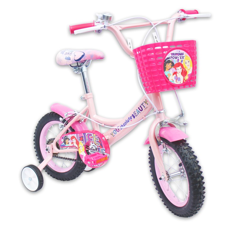 princess bike with training wheels